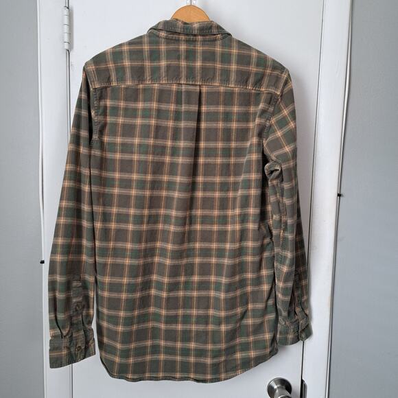 GOODTHREADS Green Plaid Button Down Long Sleeve Men's Large Tall - Picture 2 of 6